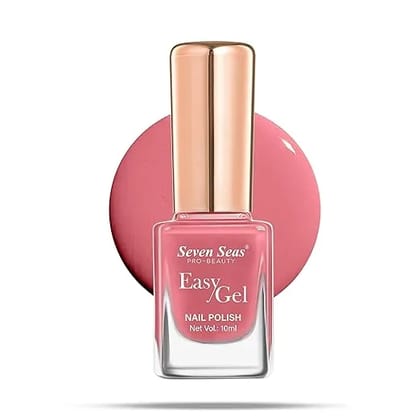 Seven Seas Easy Gel Nail Polish, Intense Glossy Finish, Hydrating Formula, Rich Pigmented, Quick Dry (219, 10ml)