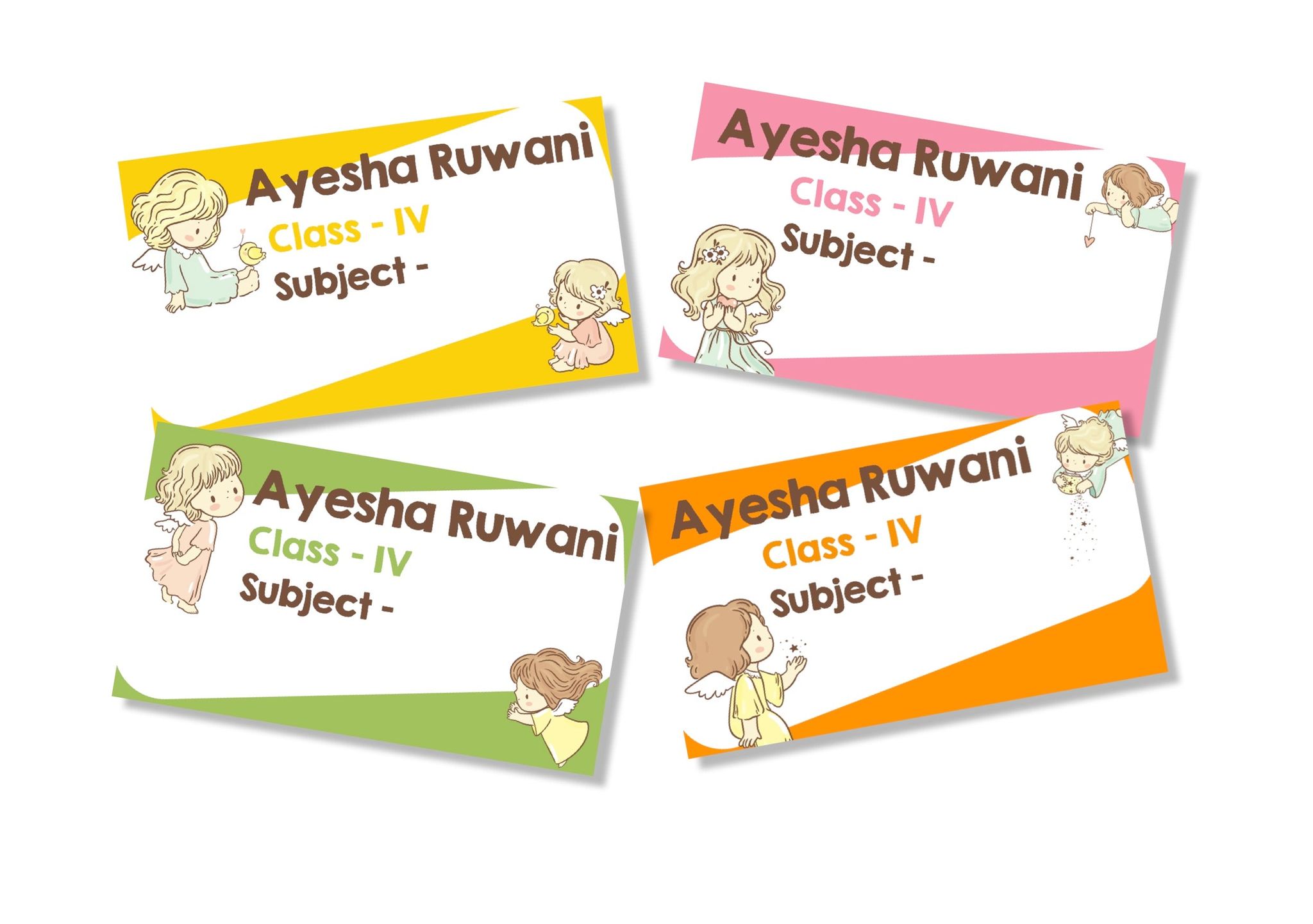 Book Labels - Sweet Angel-12