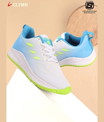 Clymb Green Men's Sports Running Shoes