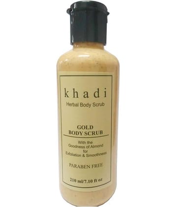 Khadi Gold body Scrub (Paraben Free ) 210 ml