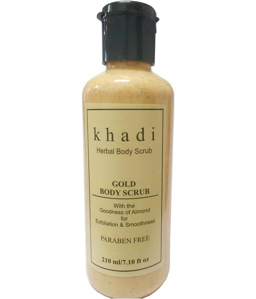 Khadi Gold body Scrub (Paraben Free ) 210 ml
