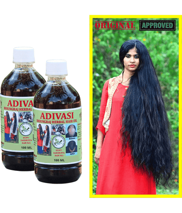 Smartdrops Adivasi Bhringraj Herbal Hair Oil for Hair Growth 100 ml (Pack of 1)