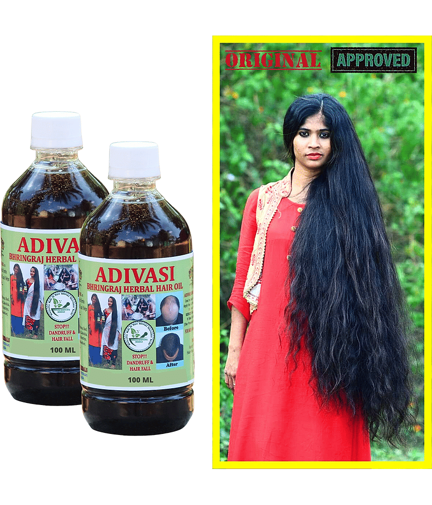 Smartdrops Adivasi Bhringraj Herbal Hair Oil for Hair Growth 100 ml (Pack of 1)