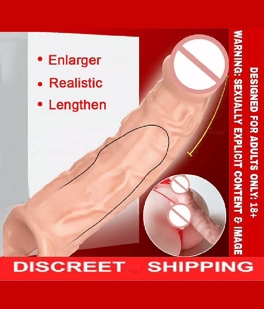 KaamYog-Baile Sex Toys Vibrating Penis Sleeve Extender Reusable Cock Ring and Penis Sleeves Dildo Realistic