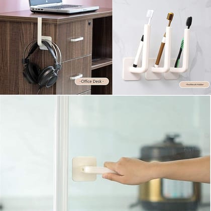 Multifunctional Adhesive Rack for Kitchen and Bathroom