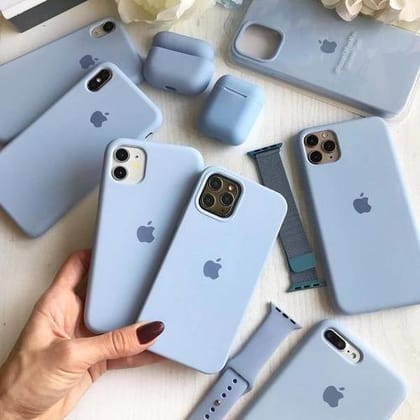 Lilac Silicone Premium Back Cover By iSeriesHub Compatible for iPhone-iPhone 16 Plus