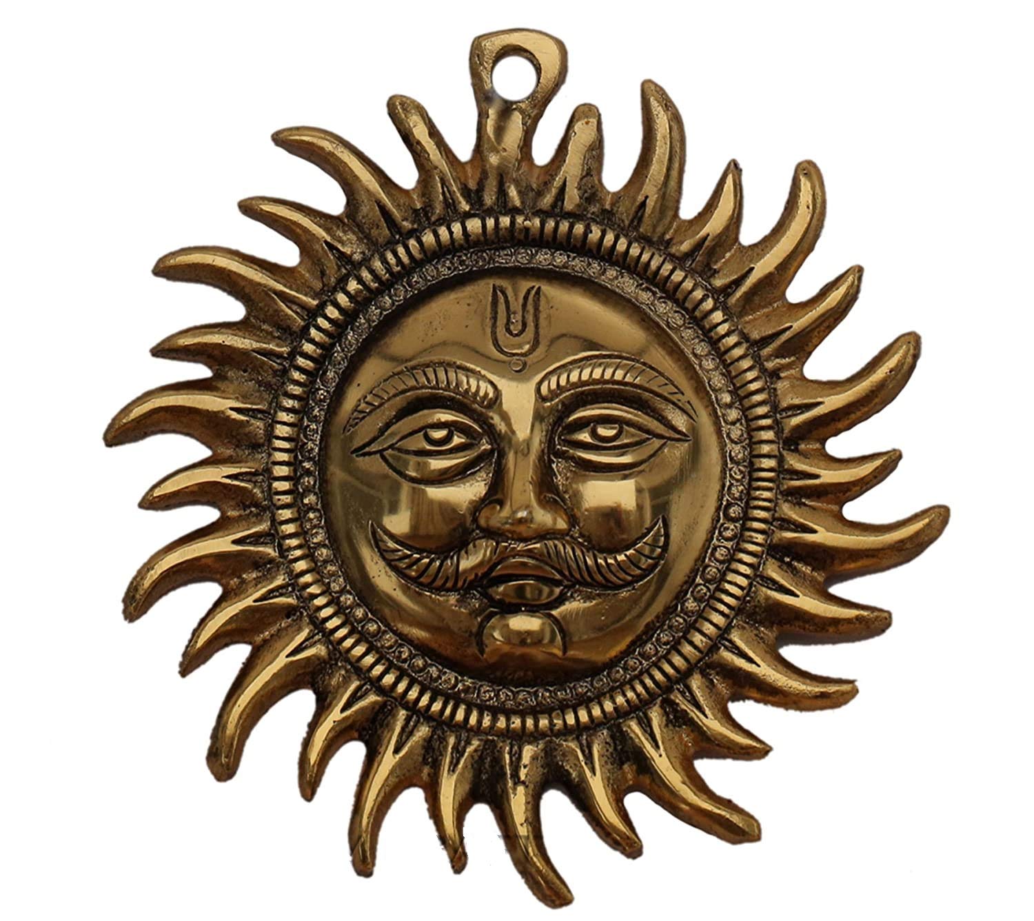 DreamKraft Metal Sun Main Door Wall Hanging For Home and Gift Purpose