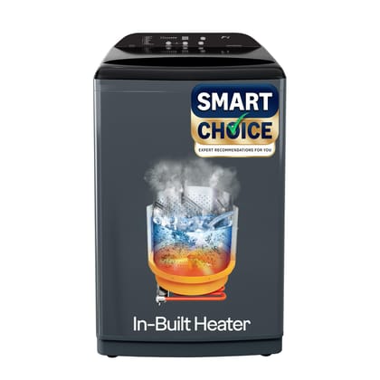 Godrej Smart Choice 10 Kg 5 Star, AI Tech, Inbuilt Heater, Fills Tub at ~0 Water Pressure, Steel Drum Fully Automatic Top Load Washing Machine (WTEON ADA 10 5.0 FEFH GLGR, Glacial Grey) Godrej Smart Choice 10 Kg 5 Star, AI Tech, Inbuilt Heater, Fills Tub