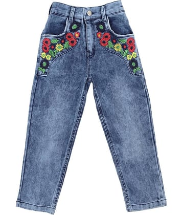 Cremlin Clothing Pack of 1 Boys Cotton Blend Jeans ( Blue )