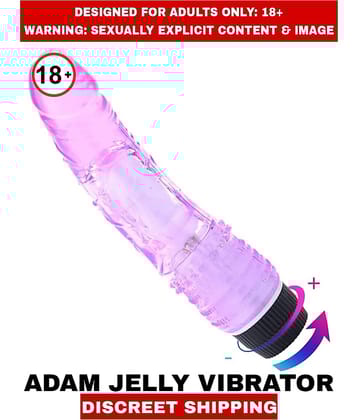 Female Sex Toys Adult Concept Adam Jelly Silicon Vibrator Dildo Sensual Experience For Women