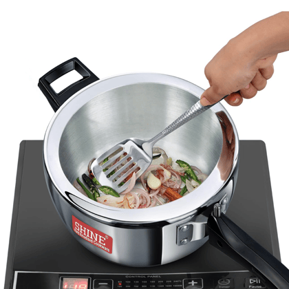 Shine - X Aluminium Cooker - 7 Litre Shine - X Aluminium Cooker - 7 Litre - Silver / Aluminum