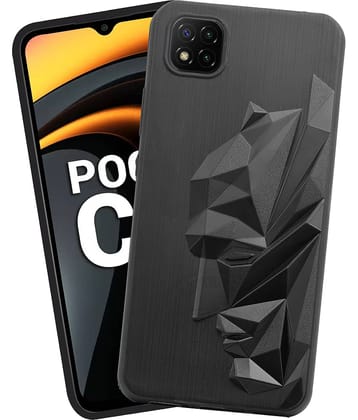 VAKIBO Plain Cases Compatible For Silicon Mi Poco C3 ( Pack of 1 )