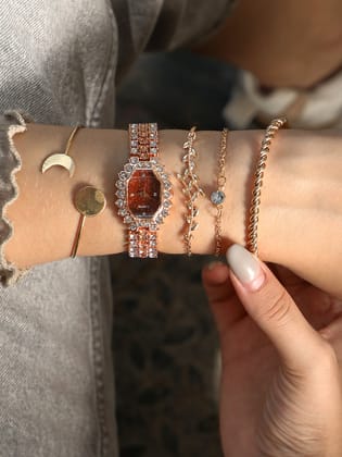 Shea Rose Gold Watch Combo-Watch Combos