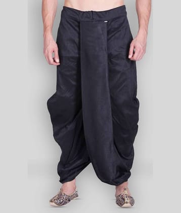 GN hub - Black Silk Men's Dhoti ( Pack of 1 )