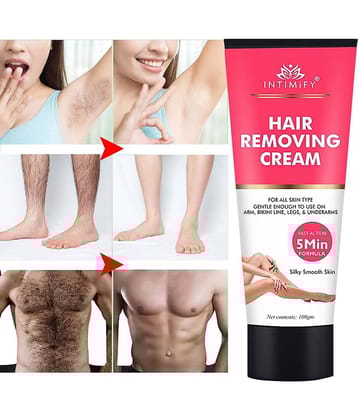 Intimify Hair Removal Cream, Natural Hair Remover Cream For Men & Women, 100 Gms