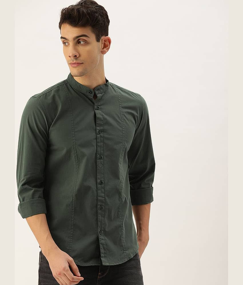 IVOC - Maroon 100% Cotton Slim Fit Men's Casual Shirt ( Pack of 1 )