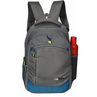 Life Today Medium 25 L Laptop Backpack Large 25 L Laptop Backpack Office/College/School/Travel (Grey)