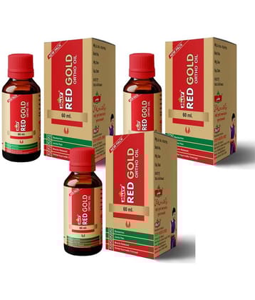 Jolly Pack of 3 Red Gold Ortho Oil 3 Gm Pack of 3