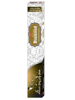 DIAMOND RICH, LONG LASTING FRAGRANCE, PREMIUM OOTH & SANDLE FRAGRANCE 16' batti 100 G Box