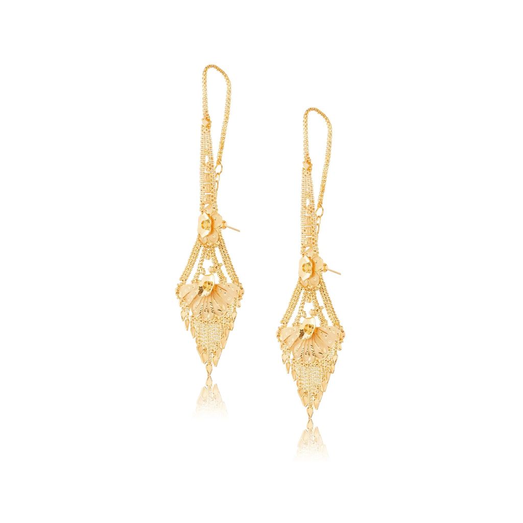 Gold-Plated Jhumka Earrings | Traditional & Trendy Bridal Jewelry