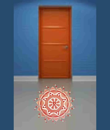 Decor Villa RANGOLI Festive Sticker ( 14 x 15 Inch )