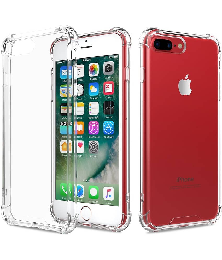 Apple Iphone 8 Plus Plain Cases BEING STYLISH - Transparent