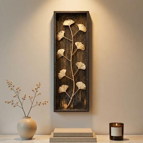 Modern Rustic Home Décor Wall Hanging Sculpture for Living Room, Bedroom & Office (45X15 CM) Decoration Item