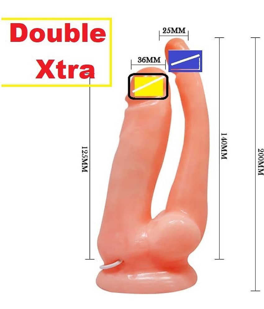 1000X Dragons Double Entry Dildo Vibrator