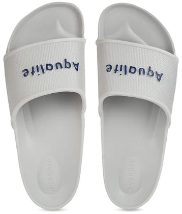 Aqualite Grey Men's Slide Flip Flop - None