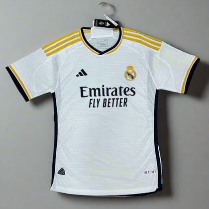 RL Madrid Football Jersey Home 23 24 Season PLAYER VERSION (Without FIFA Badge)-S