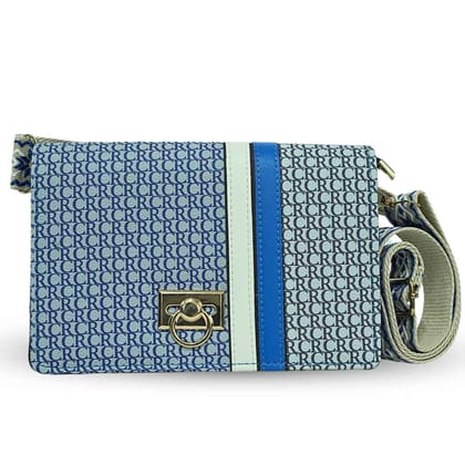 Stylish Sling Bag for Women and Girls Ideal for Travel Shopping and College Crossbody Sling Bag (Blue)