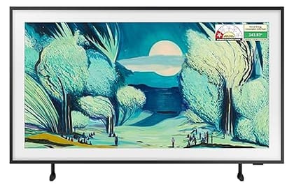 Samsung 163 cm (65 inches) The Frame Series 4K Ultra HD Smart QLED TV QA65LS03FAULXL (Black)