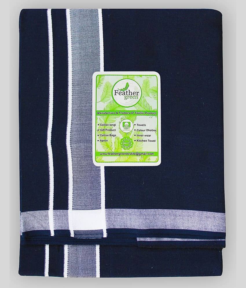 Feather Green Multi Dhoti