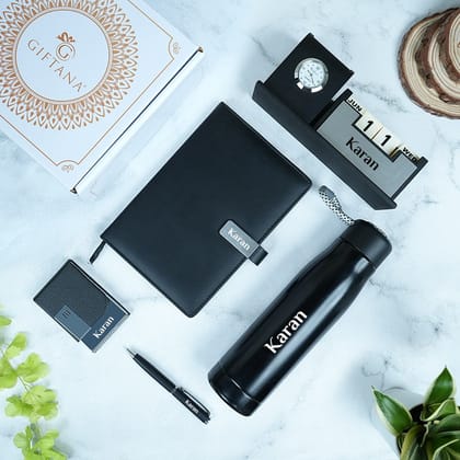 5-in-1 Gift Set - Personalized Desk Organizer for Professionals