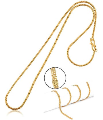 AanyaCentric Combo of 2 Gold Plated 28inches Long Fashion Chain