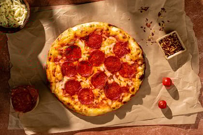 2x Cheese & Toppings: Pepperoni(pork) Pizza - Naples