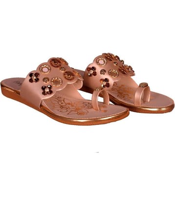 Footprints - Rose Gold Women's Flats