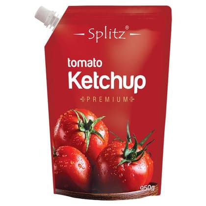 Splitz Tomato Ketchup, 950 gm Pouch
