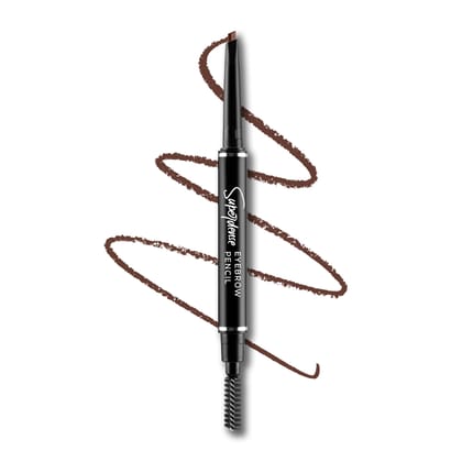 RENEE Superdense Eyebrow Pencil with Spoolie - Brown, Smudge Proof, Waterproof, Highly Pigmented for Fill in Brow Gaps, Smooth One-Swipe Precision Application, Enriched with Vitamin C & Jojoba Oil RENEE Superdense Eyebrow Pencil with Spoolie - Brown, Smu
