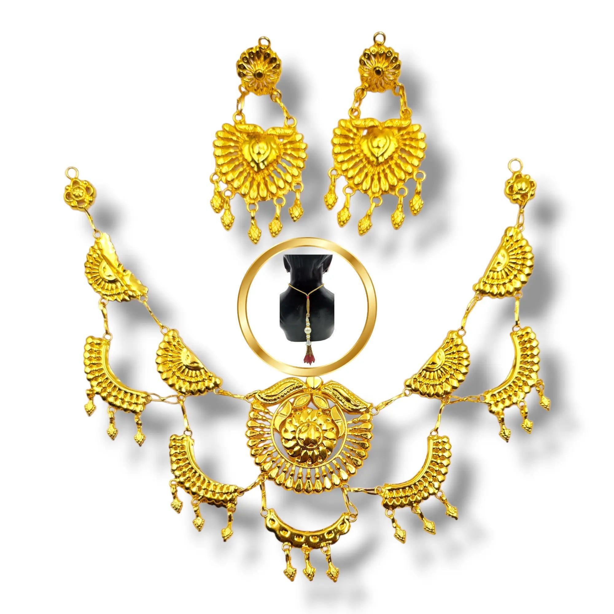 Luxurious Pakistani Wedding Necklace Set