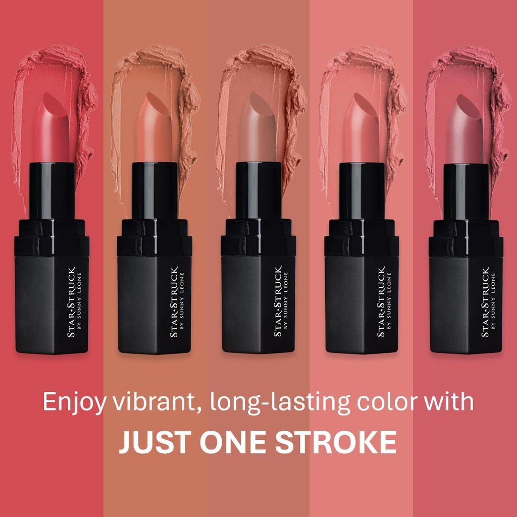 STARSTRUCK BY SUNNY LEONE Luxe Matte Lipstick | Richly Pigmented Luxe Matte Lipstick