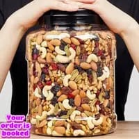 Natural Mix Dry Fruit | Panchmeva | 1KG | JAR | Almonds, Cashews, Raisins, Dry D