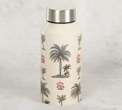 India Circus Chevron Palms Small Steel Bottle