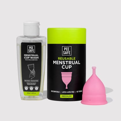 Menstrual Cup (M) + Cup Wash Menstrual Cup (M) + Cup Wash - Default Title