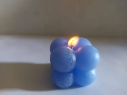 Bubble Candal blue Colour