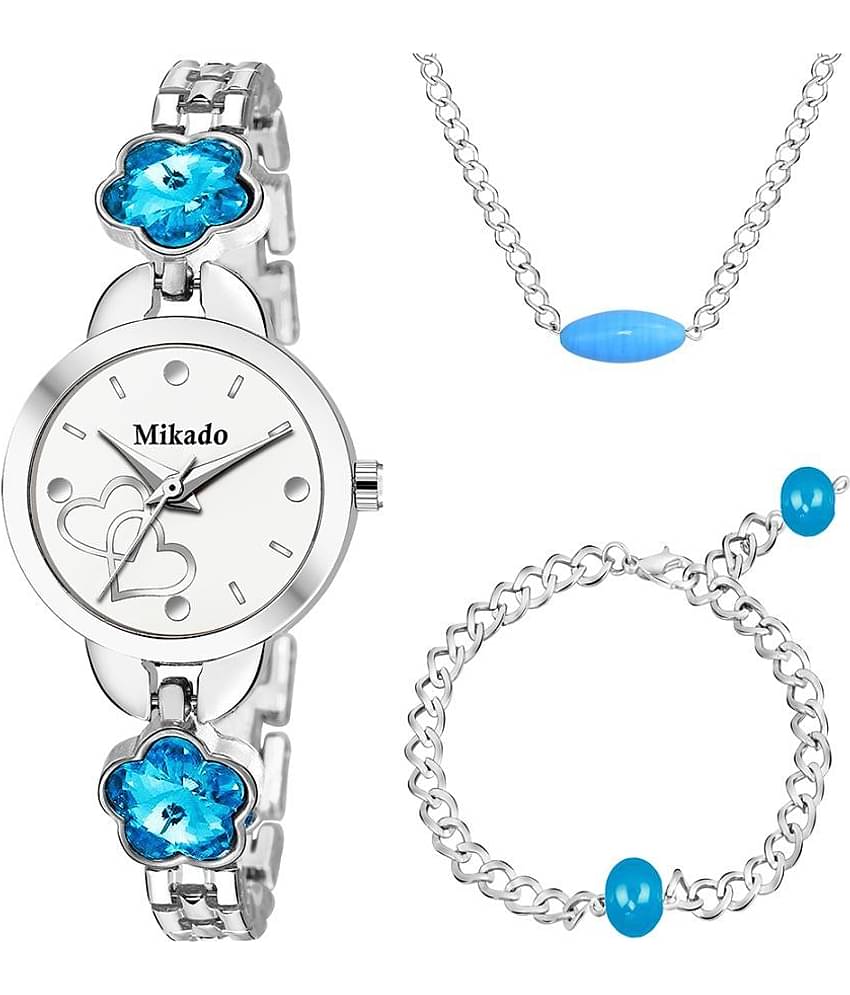 Mikado Stainless Steel Round Womens Watch