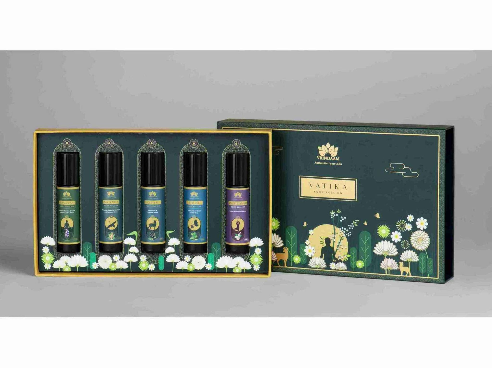 Vatika - Body Roll On Gift Box