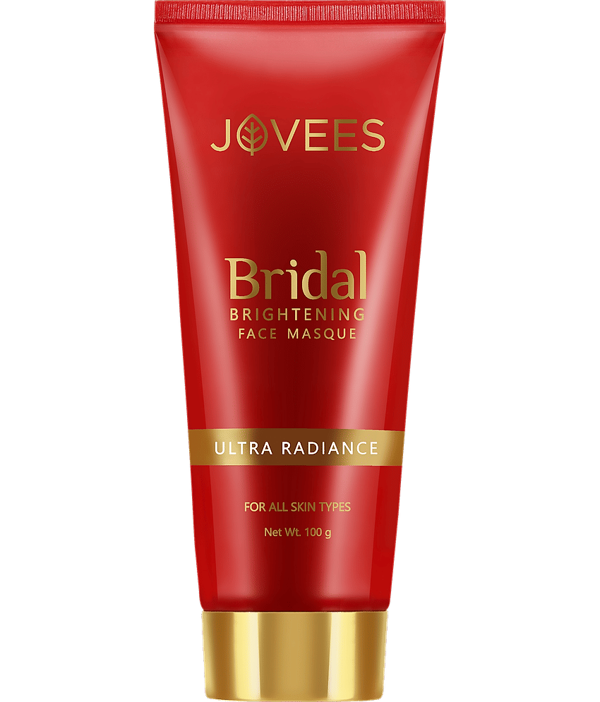 Jovees Herbal Bridal Brightening Face Masque For Radiant & Natural Glow, 100gm (Pack of 1)