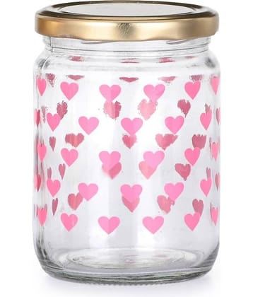 AFAST Glass Container Glass Transparent Salt/Pepper Container ( Set of 1 )