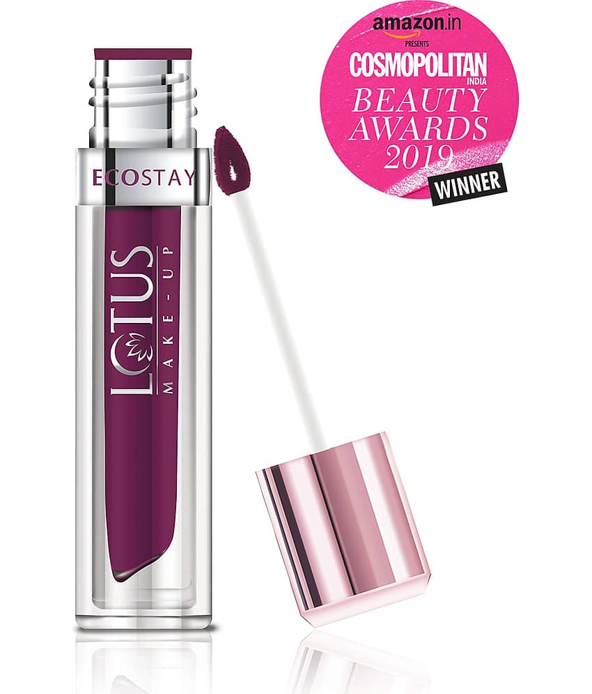 Lotus Make,Up Ecostay Matte Lip Lacquer , Plum Berry EL06 .4g